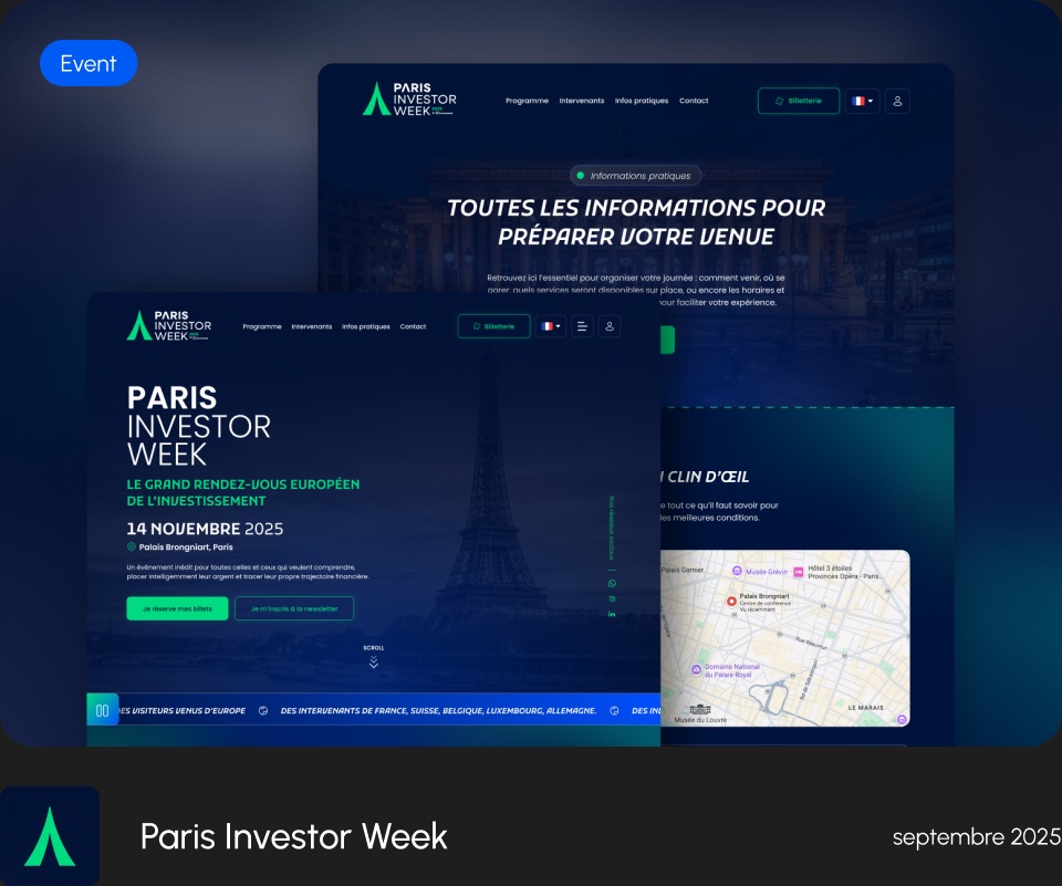 Site de la Paris Investor Week