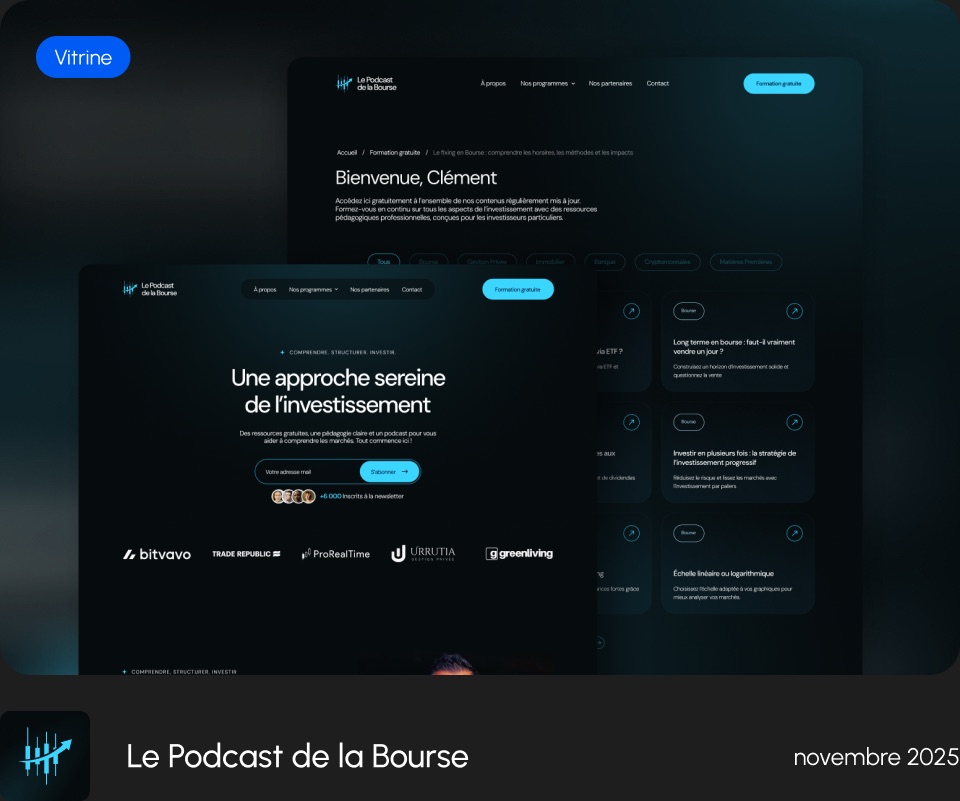 Site du Podcast de la Bourse