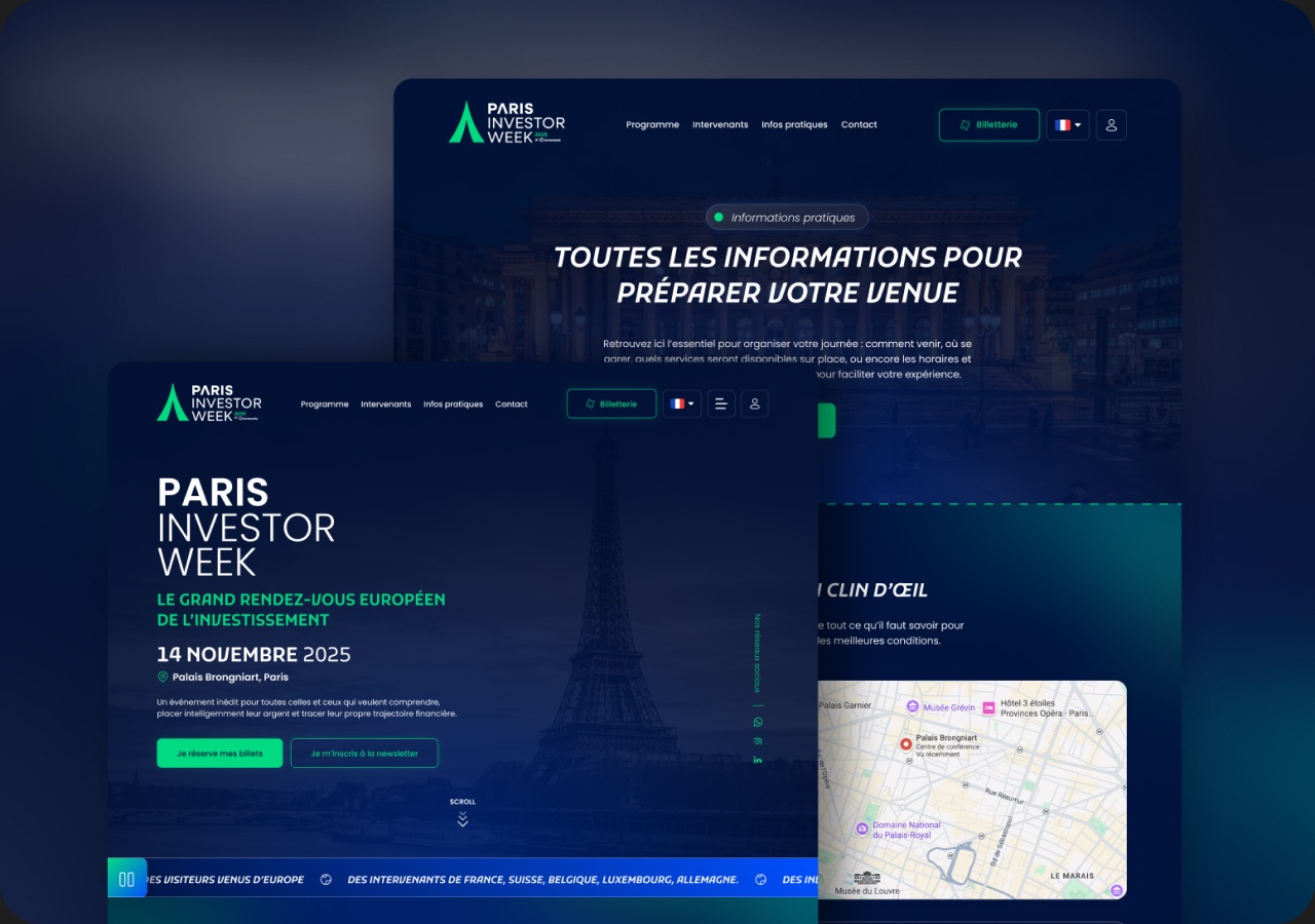 Site de la Paris Investor Week