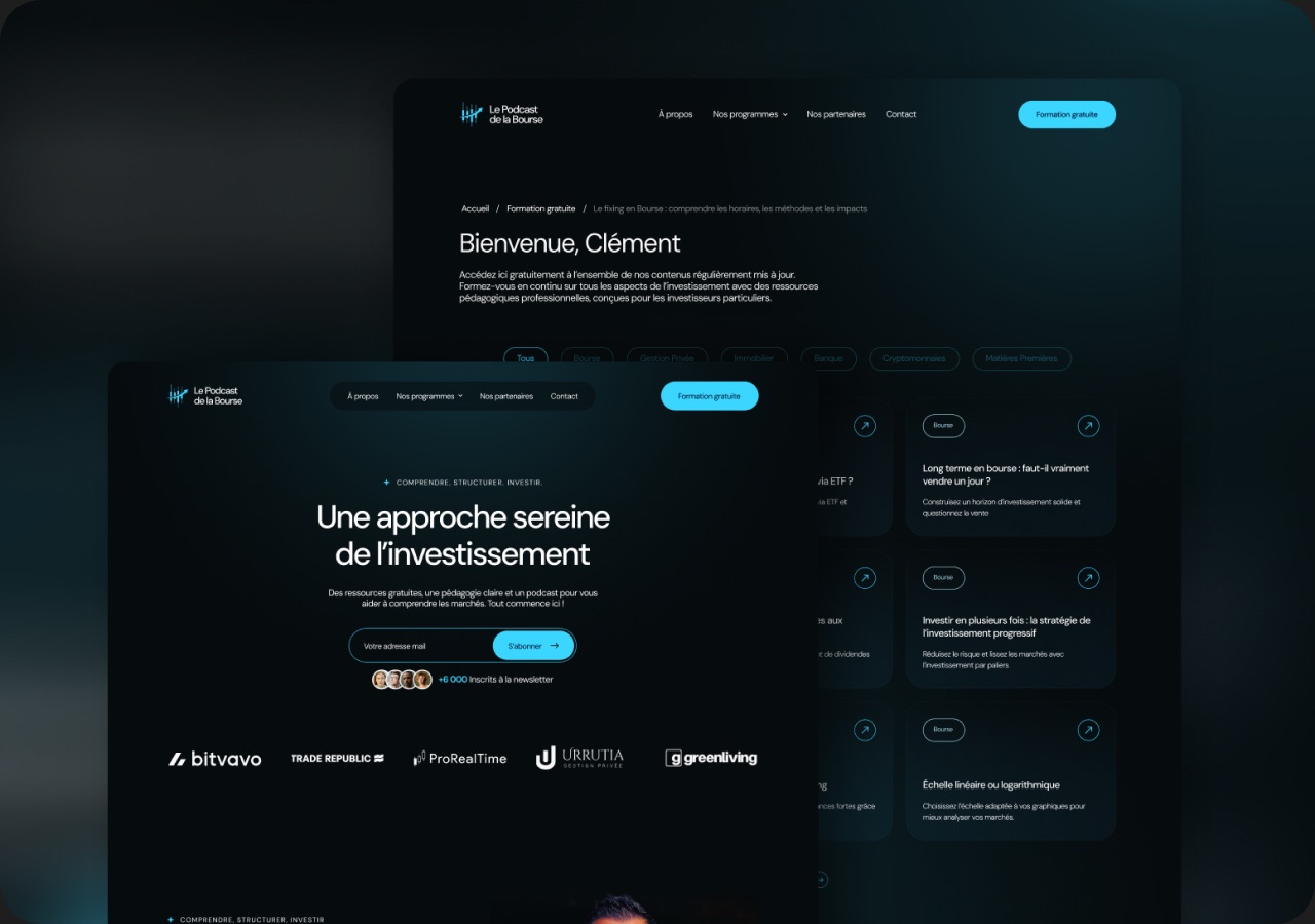 Site du Podcast de la Bourse
