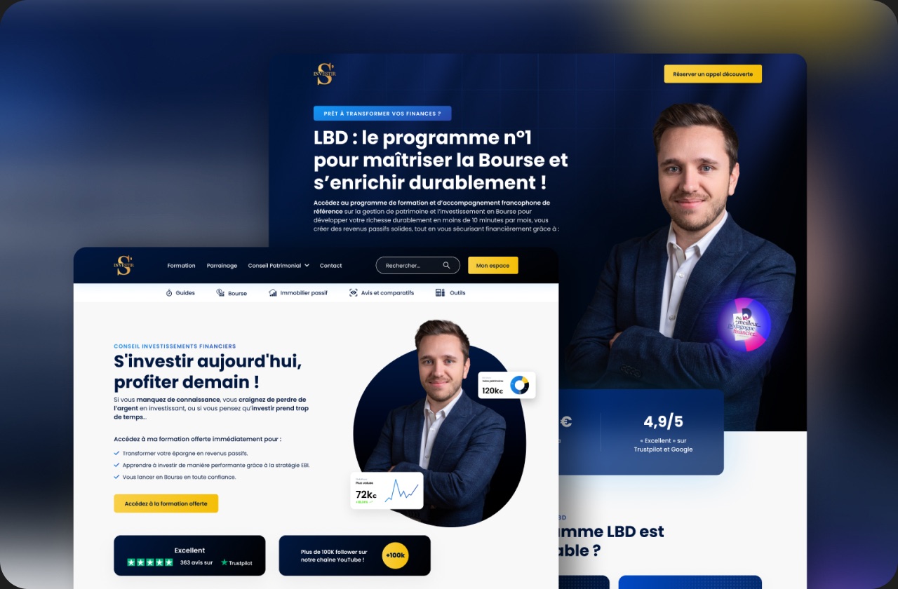 Plateforme de formation de S'investir